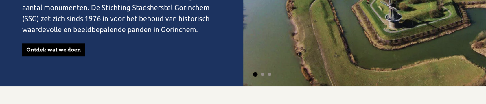 nieuwe website SSG screenshot